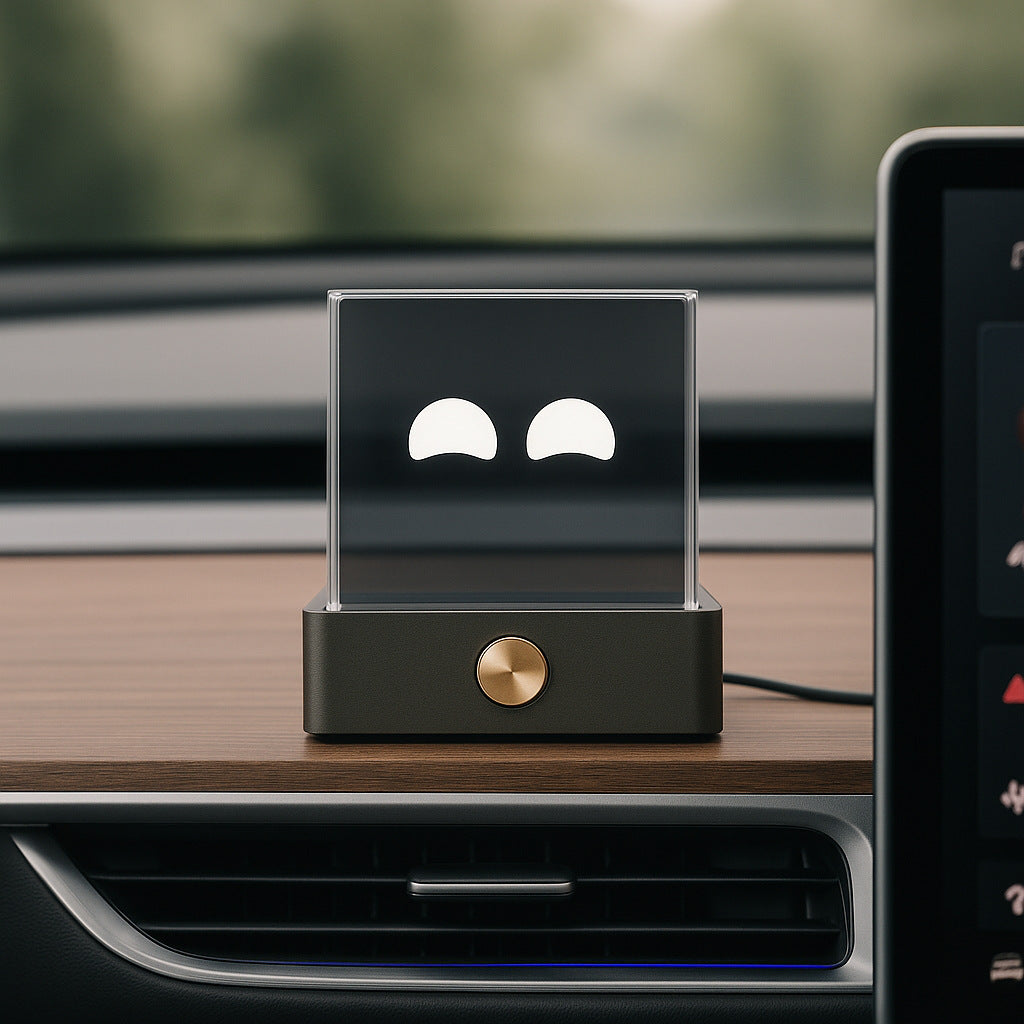 Transparent Creative Gift Expression Desk Tech Ornament