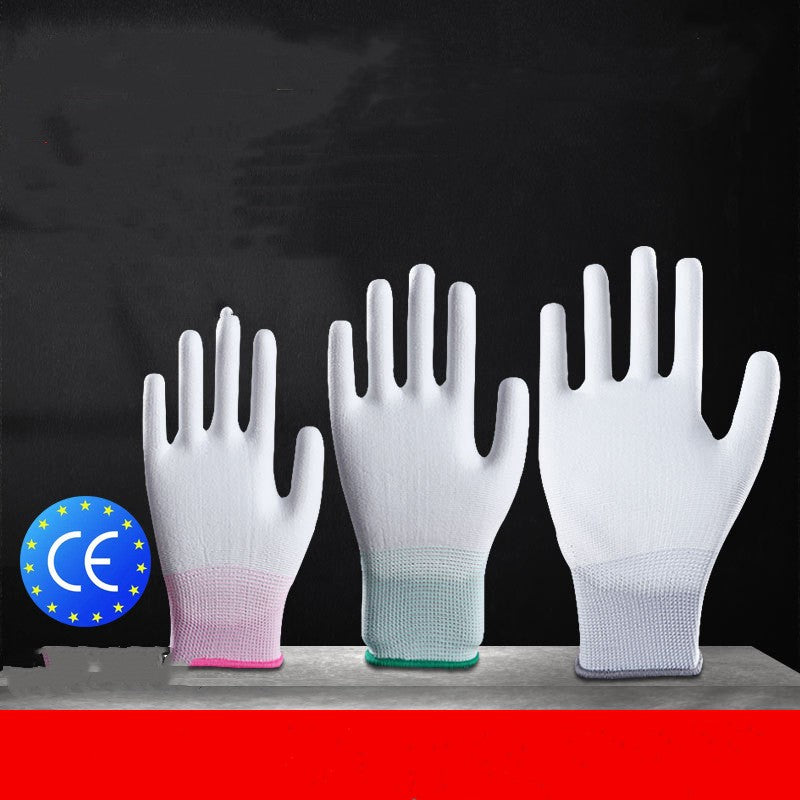 Gloves White Dust-free Electronics Factory Anti-static Coating Labor Protection