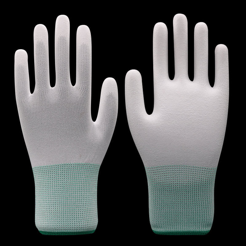 Gloves White Dust-free Electronics Factory Anti-static Coating Labor Protection