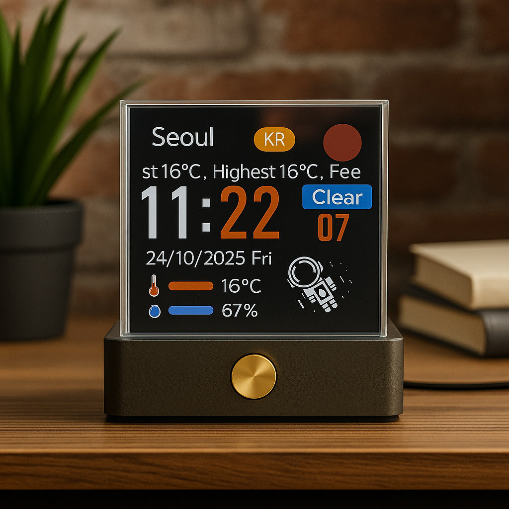 Transparent Creative Gift Expression Desk Tech Ornament