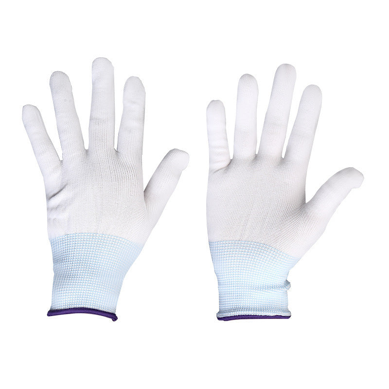 Gloves White Dust-free Electronics Factory Anti-static Coating Labor Protection