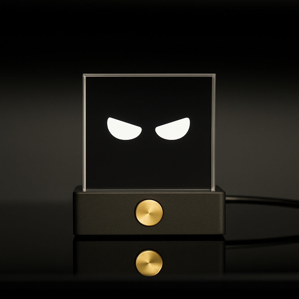 Transparent Creative Gift Expression Desk Tech Ornament