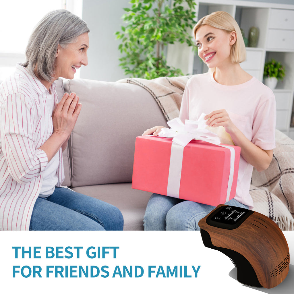 Intelligent Home Use Electric Intelligent Kneading Heating Knee Massager Rechargeable Pain Relief Infrared Laser Vibration Knee Massager